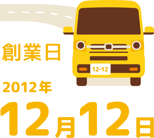 図：創業日 2011年12月12日