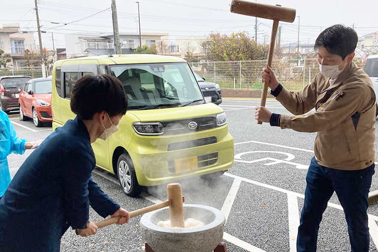 恒例行事～餅つき