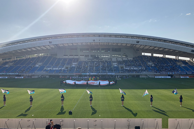 サッカー観戦⚽